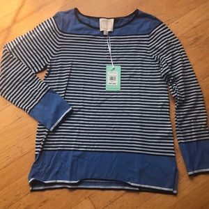 STS Sail To Stable Nautical 3/4 Sleeve Top